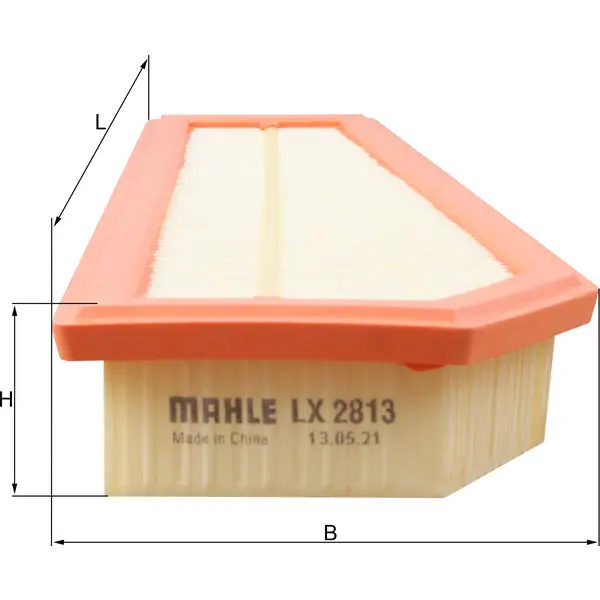 Air Filter Lx2813 77841141 By Mahle Original