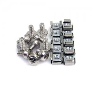 100x M6 Mounting Screws and Cage Nuts