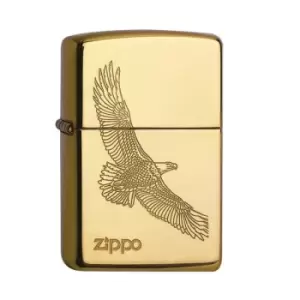 Zippo High Polish Brass 254B Eagle-Brass windproof lighter