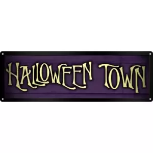 Grindstore Halloween Town Slim Tin Sign (One Size) (Purple)