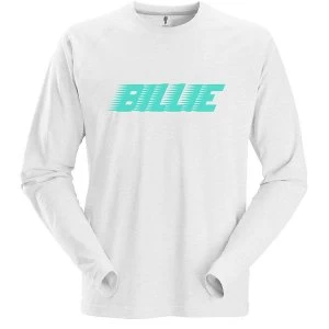 Billie Eilish - Racer Logo Unisex Large T-Shirt - White
