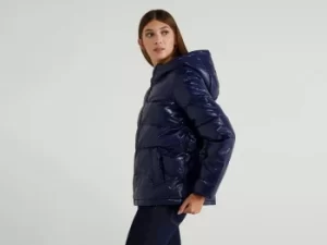 Benetton, "eco-recycle" Padded Jacket, taglia 44, Blue, Women