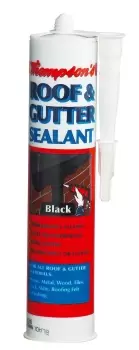 Thompsons Repairs To Roofing & Guttering Black Sealant 310 Ml