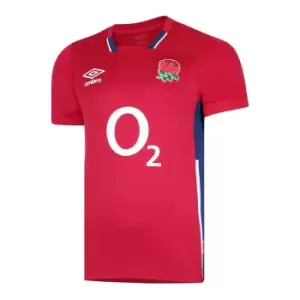 Umbro England Alternate Rugby Shirt 2021 2022 - Red