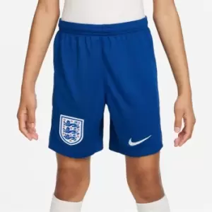Nike England Home Shorts 2023 Juniors - Blue