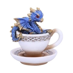 Dracuccino (Blue) Dragon Teacup Figurine