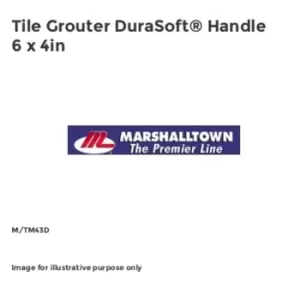 Marshalltown Tile GRouter DuraSoft Handle 6 x 4" M/TM43D