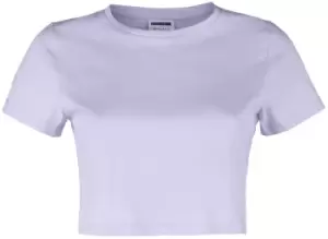 Noisy May Fran Cropped T-Shirt T-Shirt lilac