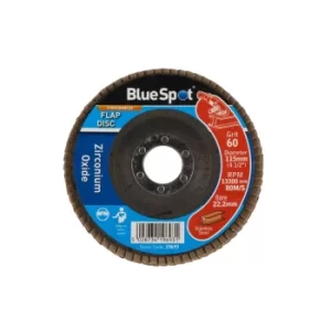 115MM (4.5") 60 Grit Zirconium Oxide Flap Disc