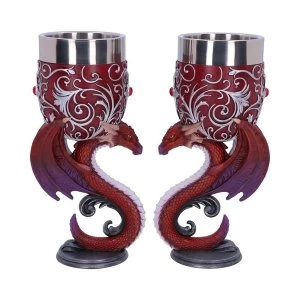 Dragons Devotion (Set of 2) Dragon Goblets