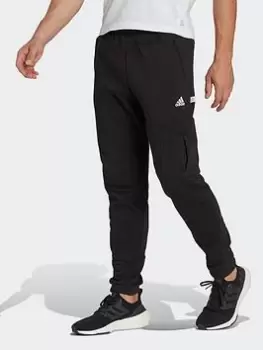 adidas Fi Wtr Cargpant, Black, Size XL, Men