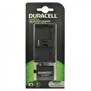 Duracell GoPro Hero 3 and 4 Dual Slot Charger + Battery