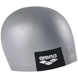 Arena Unisex Swim Cap Logo Moulded - Grey