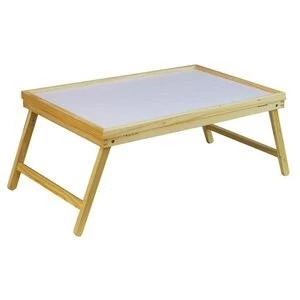 Folding Angled Wooden Bed Tray