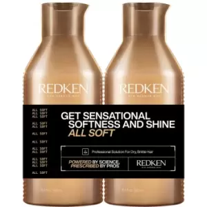 Redken All Soft Shampoo and Conditioner Duo (2 x 500ml)