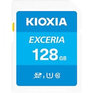 KIOXIA SD Memory Card Exceria U1 Class 10 128GB