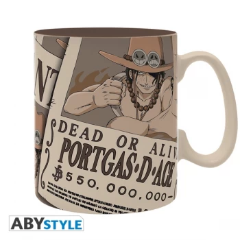 One Piece - Wanted Ace Mug