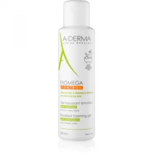 A-Derma Exomega Emollient Foaming Gel For Dry To Atopic Skin 500ml