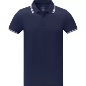 Elevate Mens Amarago Short-Sleeved Polo Shirt (XL) (Navy)