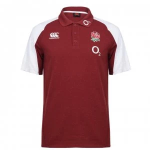 Canterbury England Polo Shirt Mens - Red