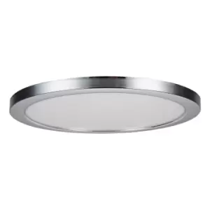 Spa 290mm Tauri LED Flush Ceiling Light Ring Chrome