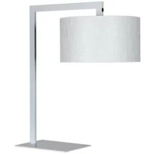 Linea Verdace Maxima Table Lamp With Round Shade White
