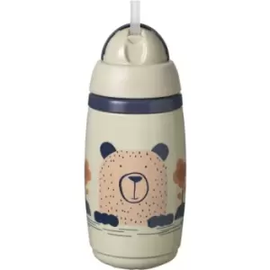 Tommee Tippee Superstar Insulated Straw thermos mug with straw for kids 12m+ Grey 266 ml