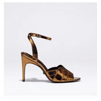 Reiss Amber Sandals - Gold Snake