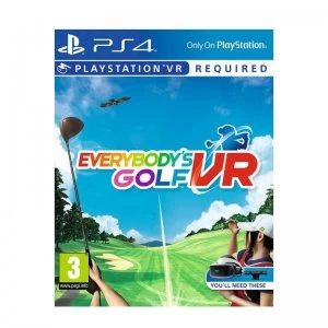 Everybodys Golf VR PS4 Game