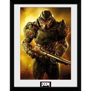 Doom Marine Framed Collector Print