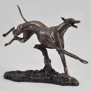 Greyhound by David Geenty Cold Cast Bronze Sculpture