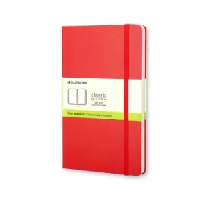 Moleskine Notebook Large Plain 210x130mm 240 Pages 120 Sheets, red