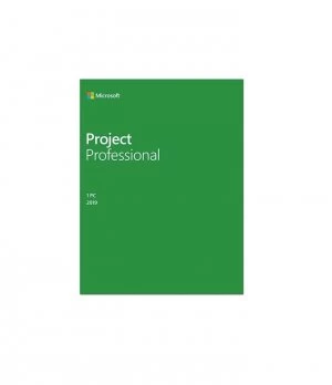 Microsoft Project Professional 2019 1 License Medialess