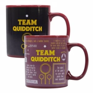 Harry Potter - Team Quidditch Heat Change Mug