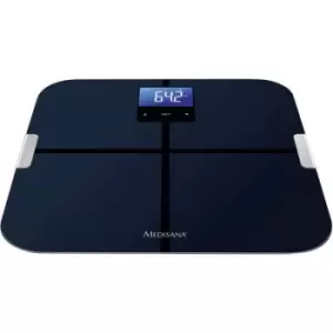 Medisana BS 440 connect Smart bathroom scales Weight range 180 kg Black ITO sensors