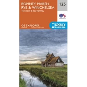 Romney Marsh, Rye and Winchelsea by Ordnance Survey (Sheet map, folded, 2015)
