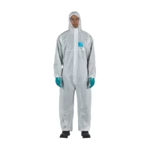 White Coveralls Hooded Size (5XL)