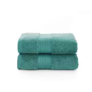 Deyongs Bliss Pima 2 Pack Hand Towel - Seagrass