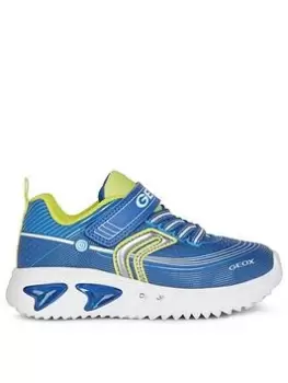 Geox Boys Assister Trainer, Blue, Size 13 Younger