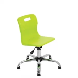 TC Office Titan Swivel Junior Chair with Glides, Lime