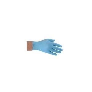 Nitrile Food Preparation Gloves Powder Free Large Size 8.5 Blue Pack