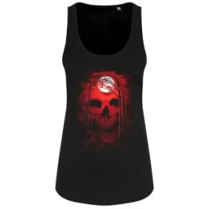 Requiem Collective Womens/Ladies Celestial Secret Vest Top (S) (Black/Red)