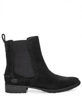 UGG Hillhurst II Ankle Boots - Black, Size 8, Women