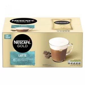 Nescafe Gold Latte Instant Coffee Sachets (Pack 40) 12405013