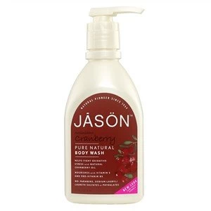 Jason Cranberry Satin Body Wash Pump Anti Oxidant 887ml