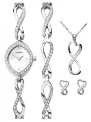 Sekonda Ladies Infinity Bracelet, Pendant, Earrings and Watch Set...
