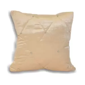 Riva Home Diamante Cushion Cover (45x45cm) (Cream)