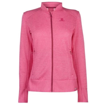 Salomon Right Nice Fleece Jacket Ladies - Pink