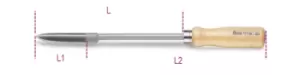 Beta Tools 1717B Scraper with 3 Cutting Edges L: 200mm L1: 85mm 017170120