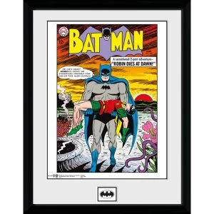 Batman Comic Robin Dies At Dawn Collector Print (30 x 40cm)